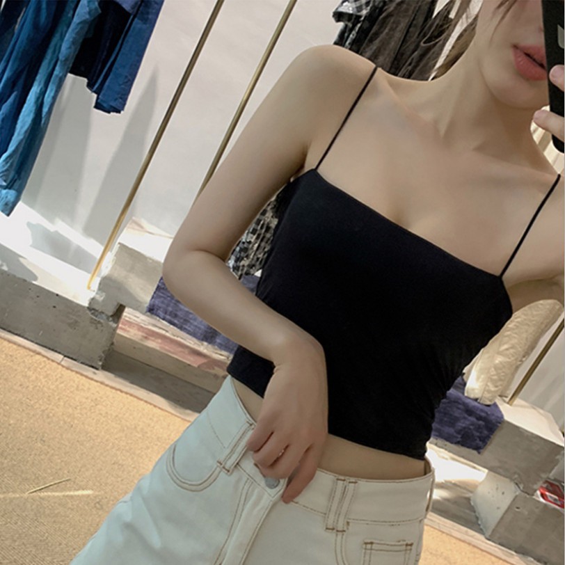 [ Mã WASTAPR giảm 10K đơn 50K] Áo 2 Dây Sợi Bún Mảnh Co Giãn 4 Chiều Dáng Ôm Cá Tính LAVUSA | BigBuy360 - bigbuy360.vn