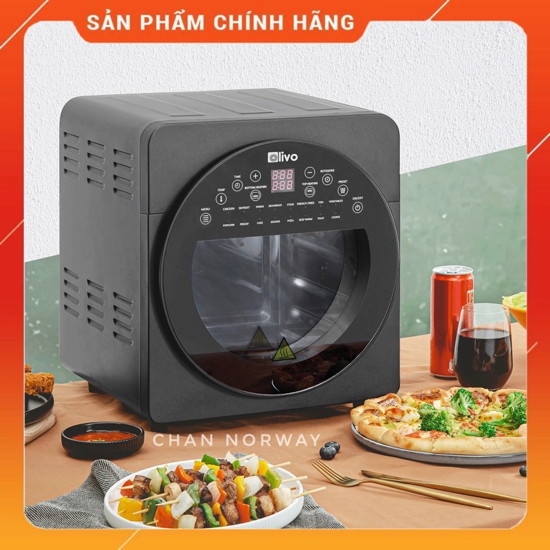 [CHÍNH HÃNG] Nồi Chiên Không Dầu OLIVO AF15 - Thương Hiệu Mỹ 🇺🇸