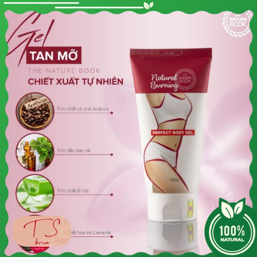 Gel tan mỡ The Nature Book Burning Perfect Body Gel