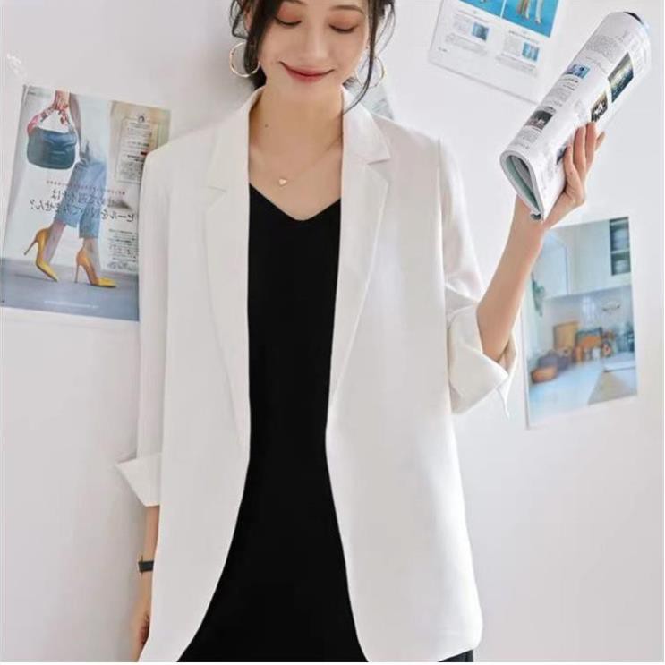 Áo Vest nữ, Blazer hàn quốc hàng 1 lớp mỏng và bay dáng, thiết kế mặc mùa hè thu
