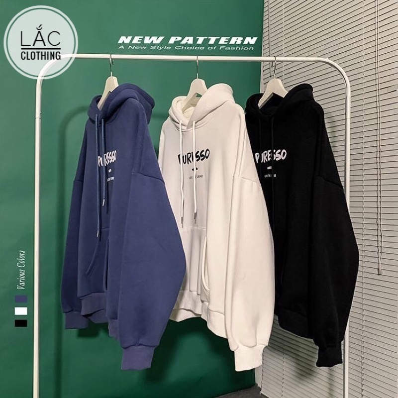 Áo Hoodie Nỉ Bông In Chữ M3