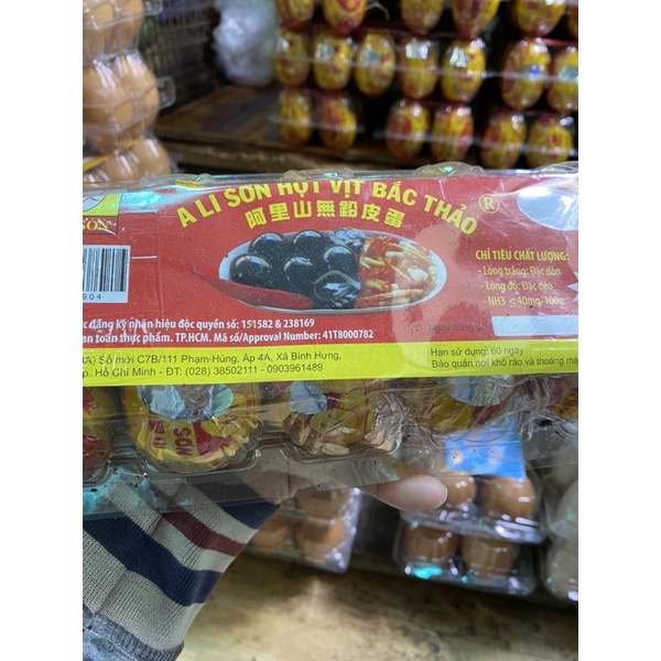 Trứng vịt bắc thảo/ bách thảo A Li Son