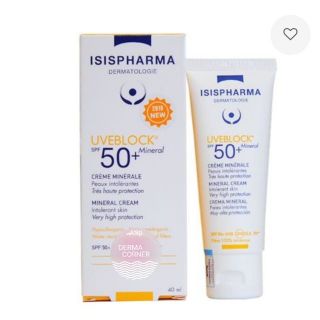 Kem chống nắng không màu cho da thường isis pharma uveblock mineral spf50+ 40ml
