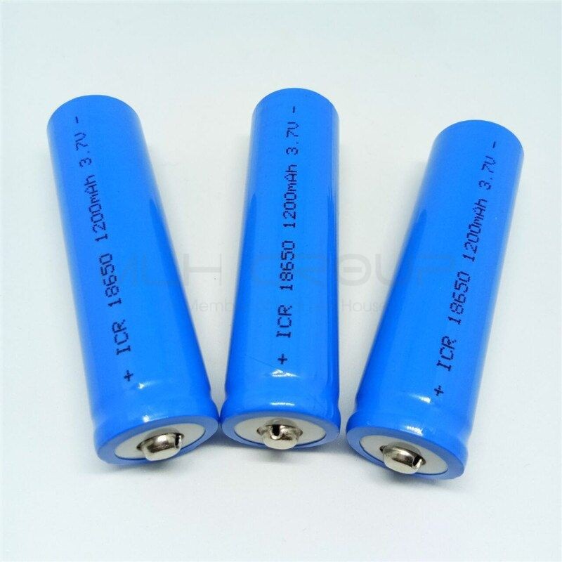 Pin 18650 3.7V 1200mAh Lion Lithium ICR Dùng Gắn Đồ Chơi/ Đèn Pin Sạc/ Thay Thế Pin Đèn Xe Đạp MLH