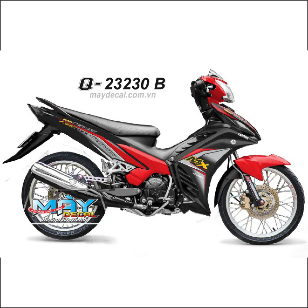 Tem Rời Exciter 135 Mx đỏ đen (J)