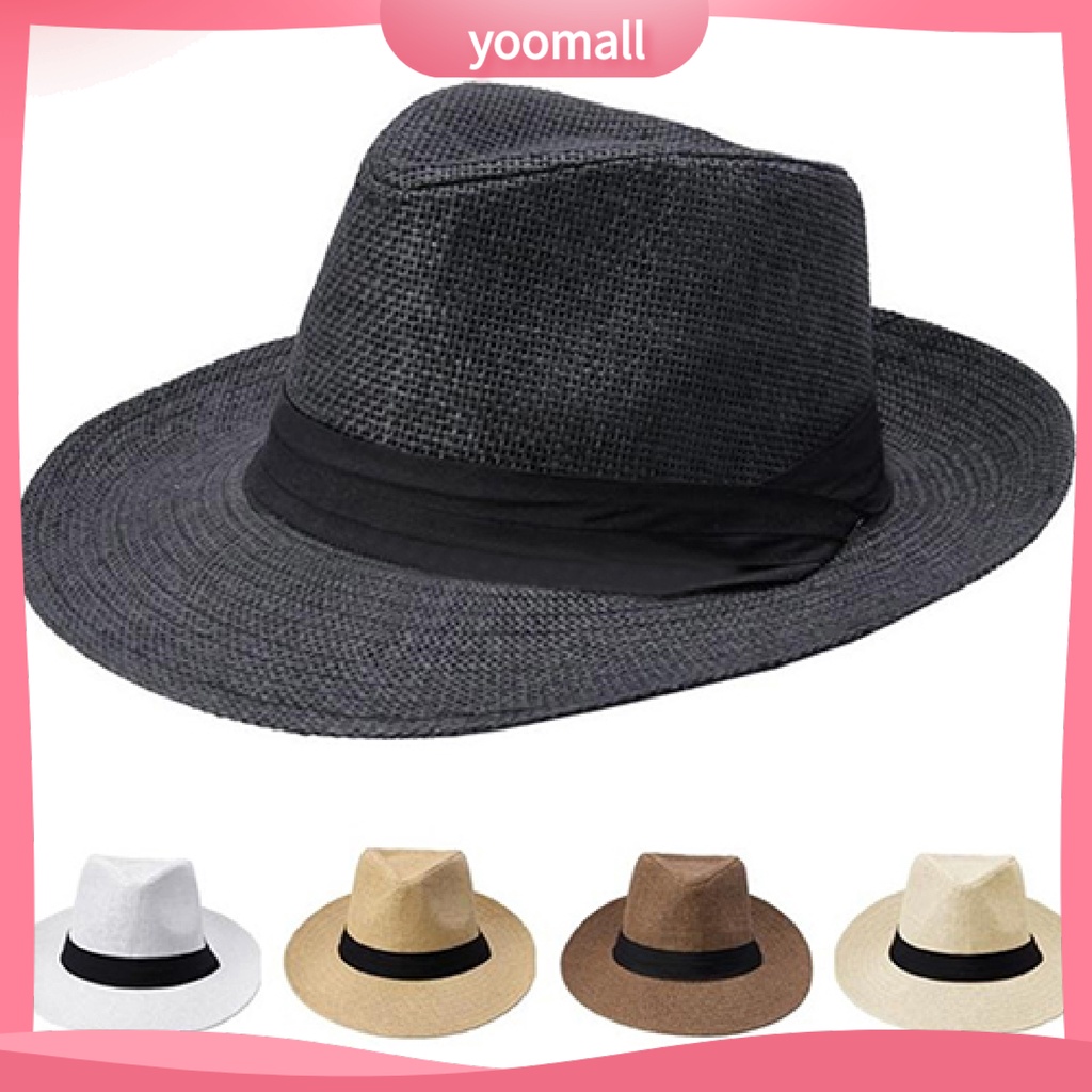 Nón cói rộng vành phong cách cổ điển thanh lịch dành cho cả nam và nữ