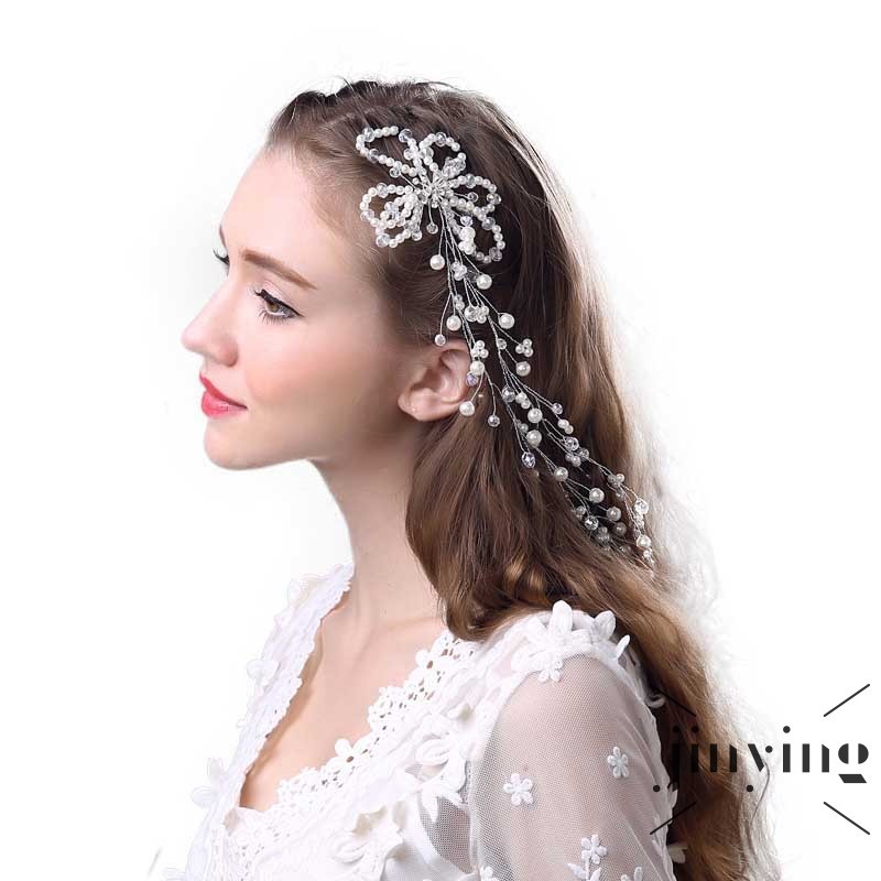 GETNOIVAS Cài tóc hoa thanh lịch cho cô dâu