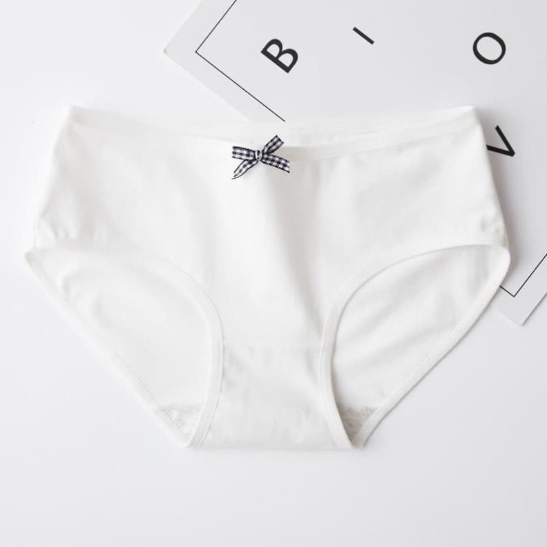 Quần Lót Nữ Cotton Loại 1 Kháng Khuẩn Siêu Mềm Mịn Thoáng Khí Co Giãn 4 Chiều Đính Nơ Nhỏ Dễ Thương | BigBuy360 - bigbuy360.vn