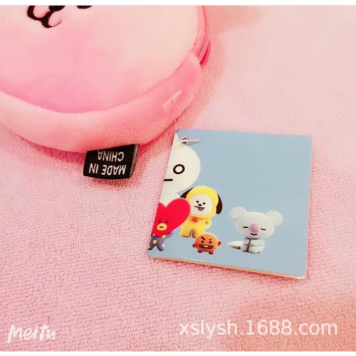 Ví đựng tiền lẻ dạng bông hình BT21 nhóm BTS