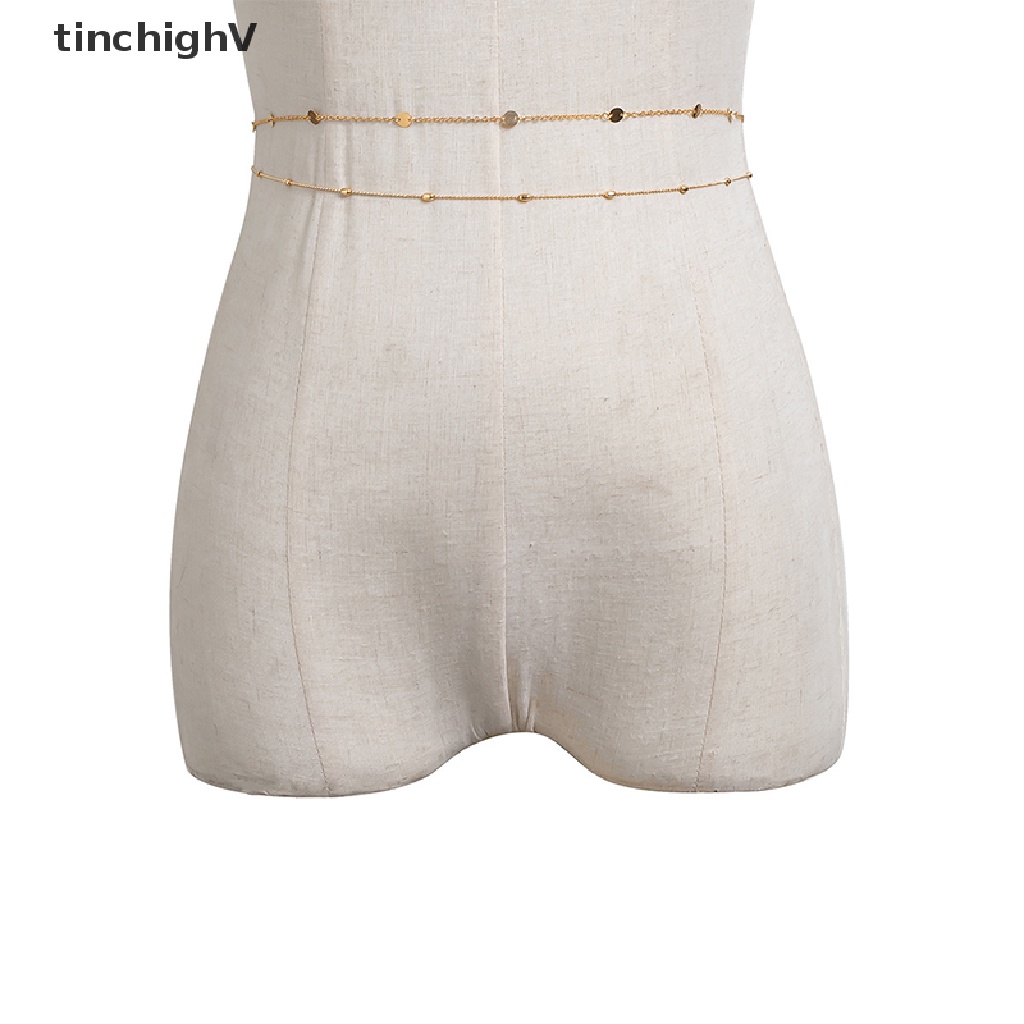 [TinchighV] Thắt Lưng Dây Xích Mảnh Đính Hạt Cổ Điển Gợi Cảm