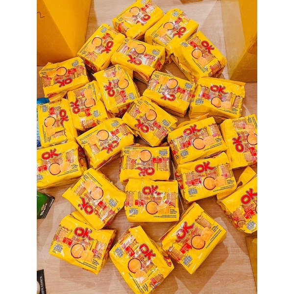 Bánh quy Ok Big One Thin Biscuit hàng chuẩn Thái Lan