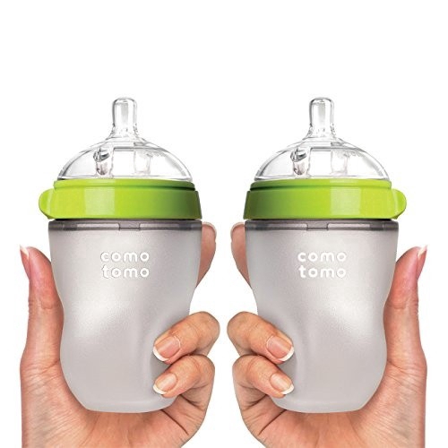 Bình Sữa Em Bé Comotomo Bằng Silicone 150ml 250ml