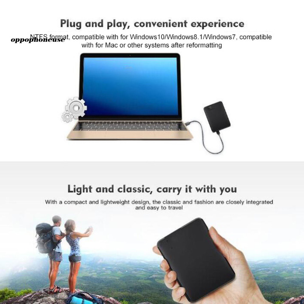 Ổ cứng di động tốc độ cao 500gb / 1tb / 2tb 2.5inch Usb 3.0 chuyên dụng | BigBuy360 - bigbuy360.vn