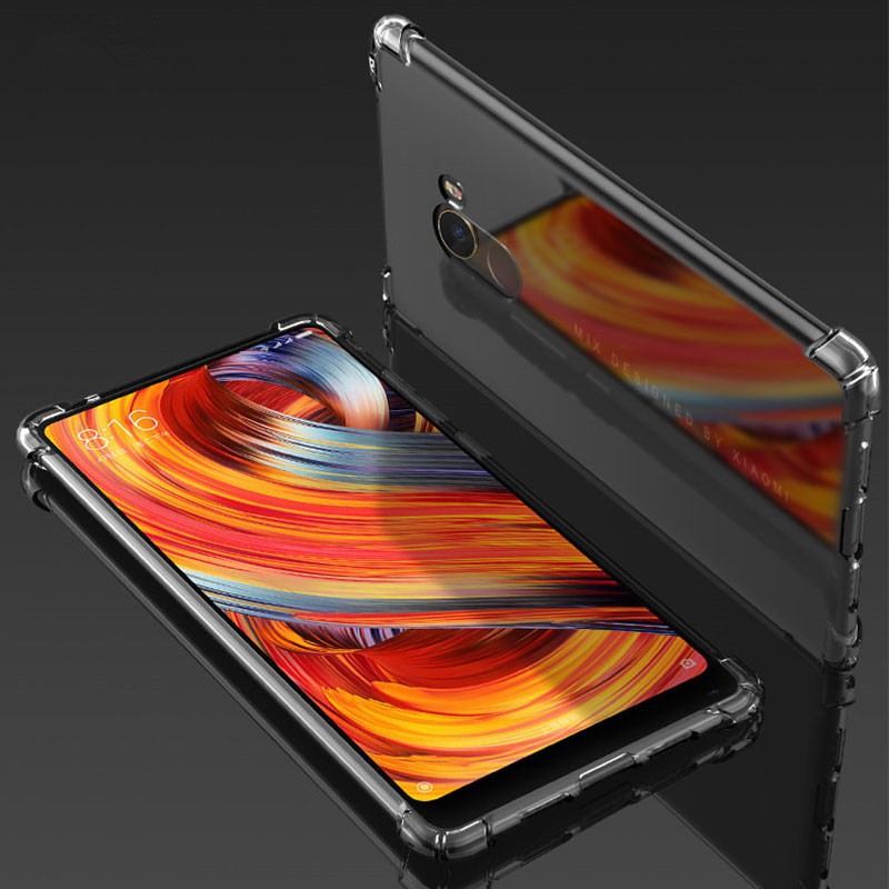 Ốp lưng silicon trong suốt cho Xiaomi Mi Mix 2 Mix2