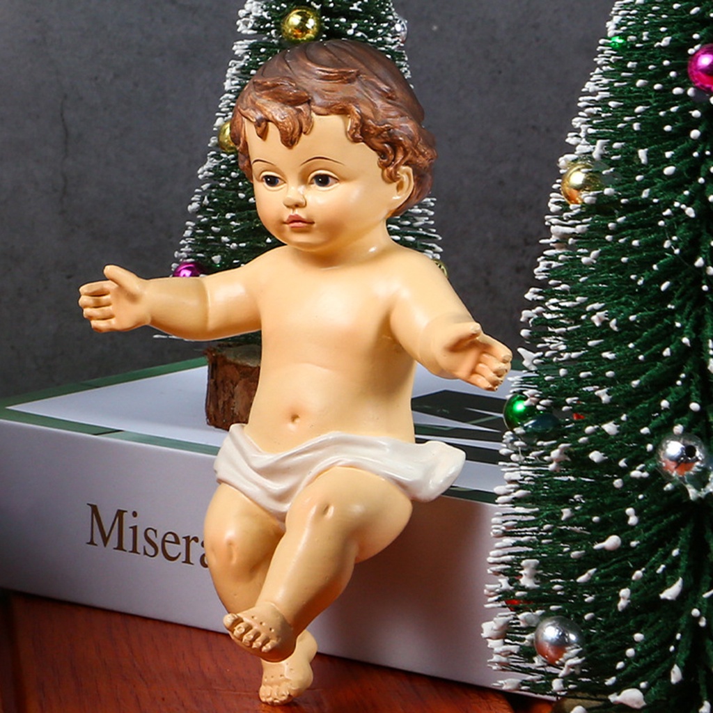 Tượng chúa jesus bằng nhựa resin dùng trang trí giáng sinh