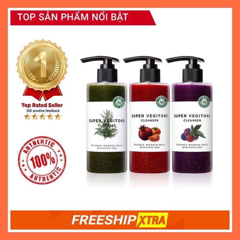 Sữa rửa mặt rau củ quả