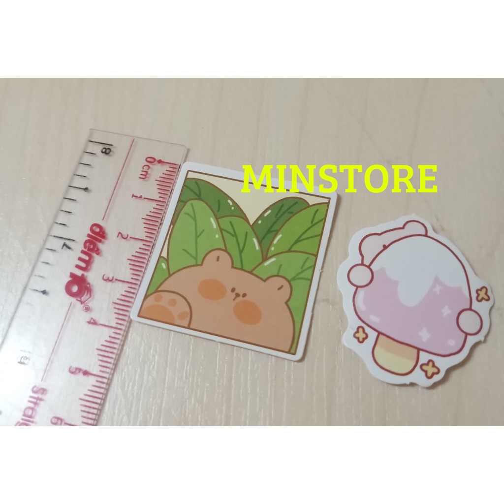 Hộp 45-50 miếng hoặc 300 miếng dán sticker hình dán trang trí siêu dễ thương