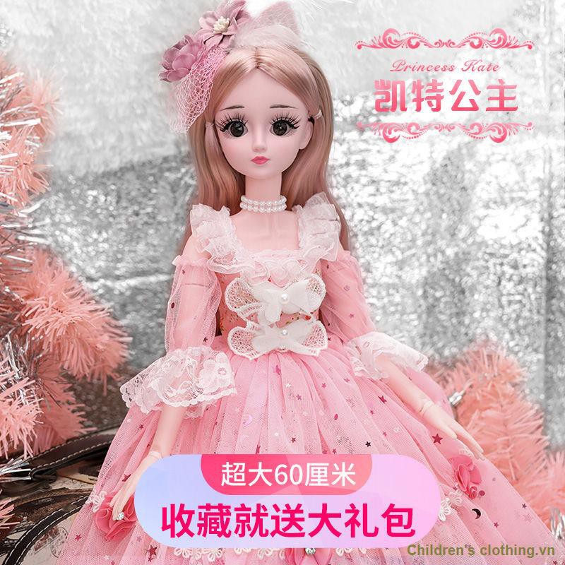 Búp Bê Công Chúa Barbie 60cm Kèm Quần Áo Xinh Xắn Đáng Yêu Cho Bé Gái