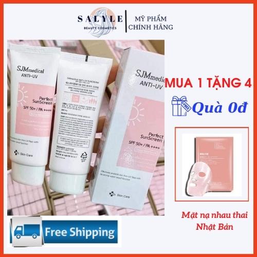 Kem Chống Nắng Hàn Quốc Nâng Tone Da SJM Medical/ kem chống nắng cho da nhạy cảm, da khô, da hỗn hợp