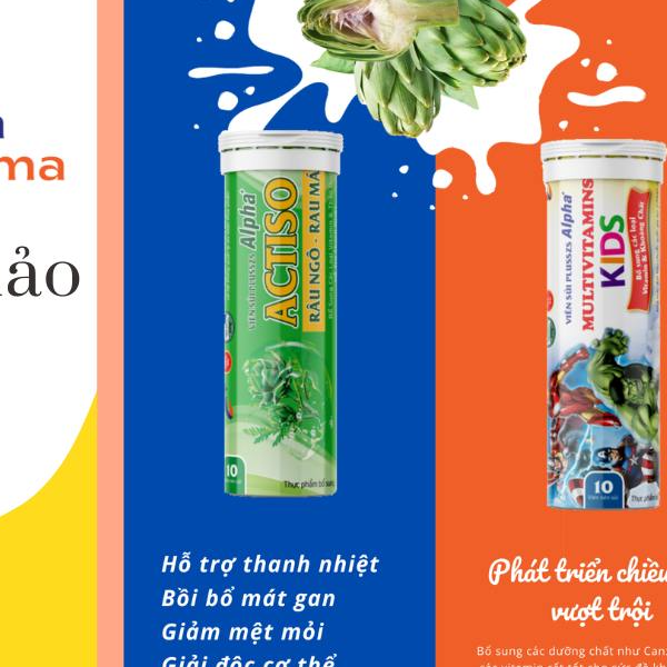 Viên sủi Vitamin C Alpha