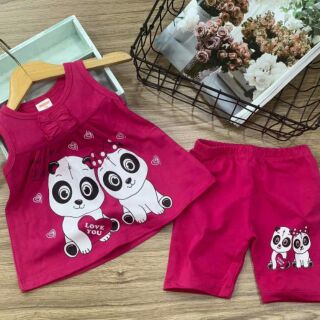 Combo 5 bo cotton dành cho bé gái