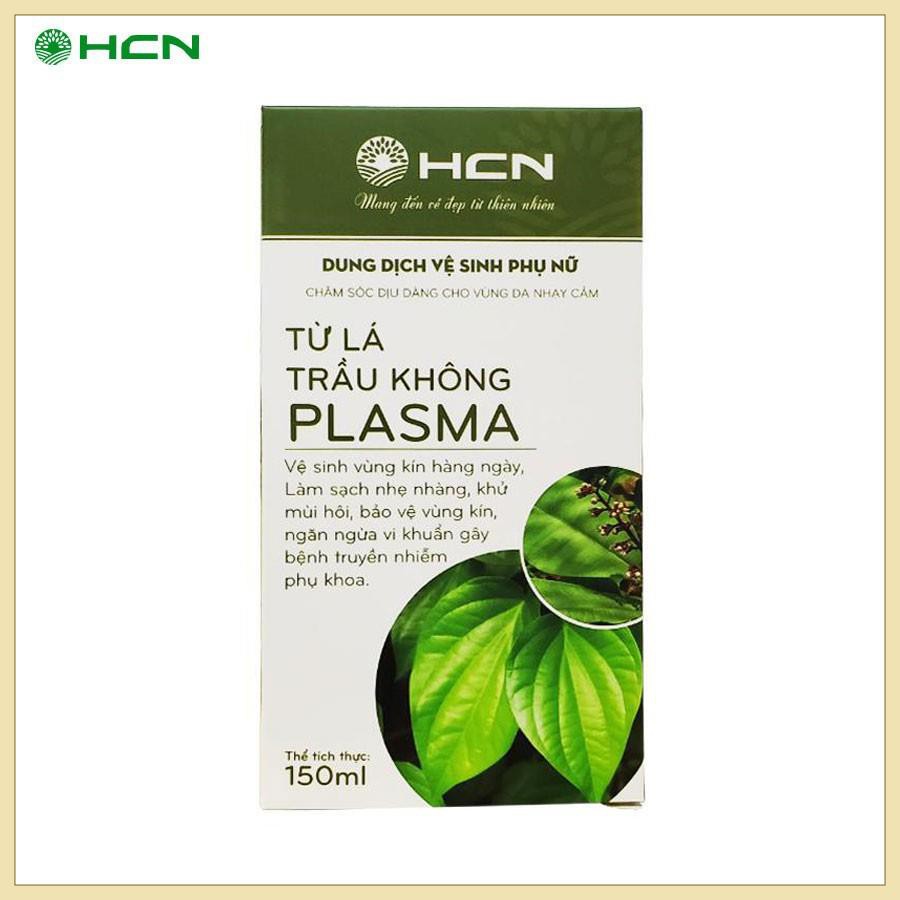 Dung Dịch Vệ Sinh Phụ Nữ Lá Trầu Không Plasma 150ml, Dung Dịch Vệ Sinh Làm Sạch Sâu Dịu Nhẹ