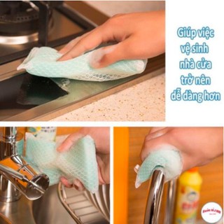 [ CHUYÊN SỈ LẺ ] Set mút lưới rửa chén bát tạo bọt kháng khuẩn DAISO