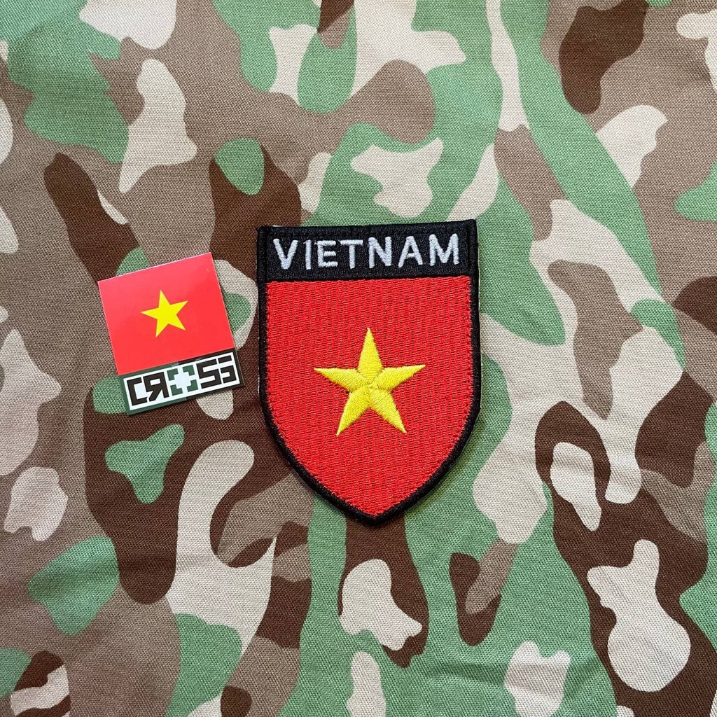 Patch cờ khiên Việt Nam