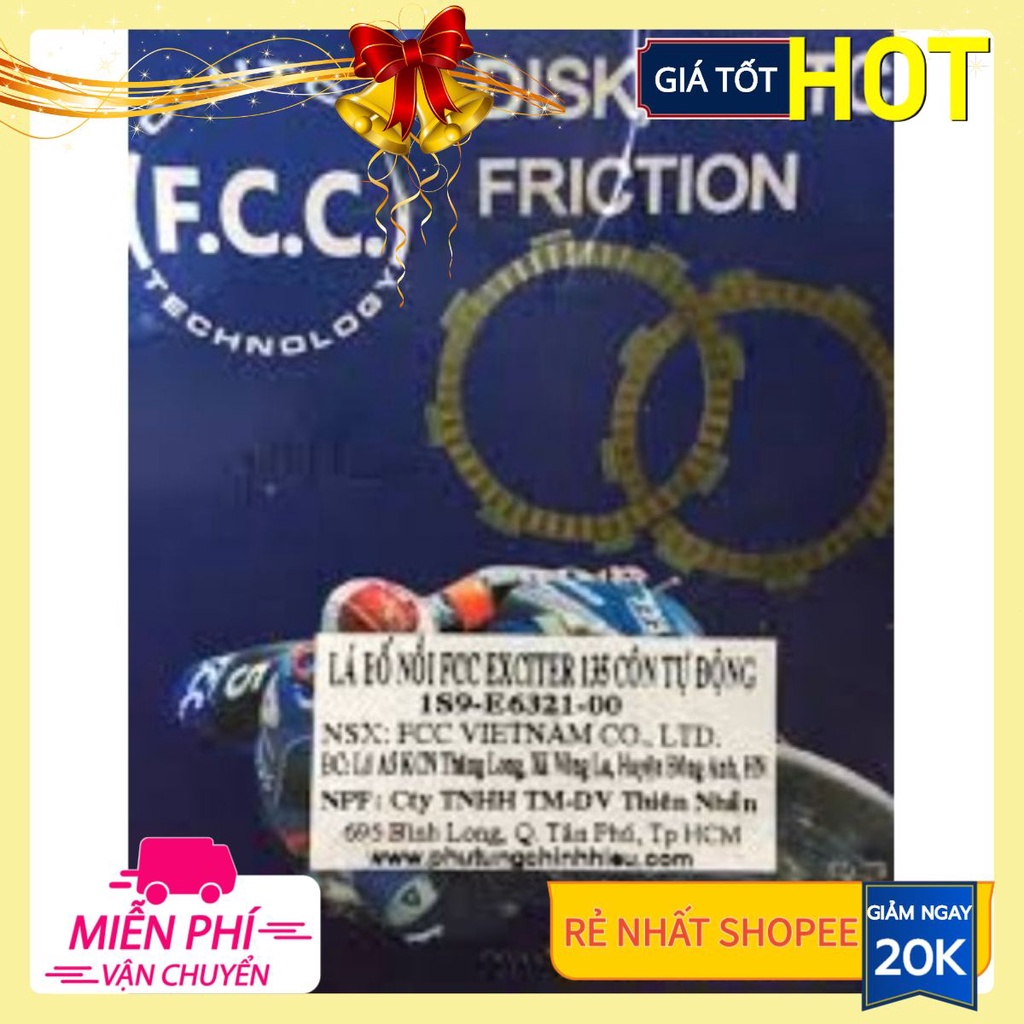 Lá côn yamaha exciter 135 4 số côn tự động / lá bố nồi yamaha ex135 ya