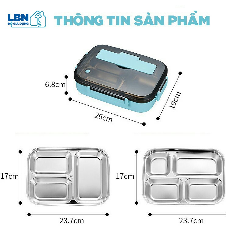 [CÓ SẴN] HỘP CƠM GIỮ NHIỆT THỨC ĂN Ủ CƠM HESInLY & HENGMEIDA 1 TẦNG 2 - 3 - 4 NGĂN CƠM VĂN PHÒNG