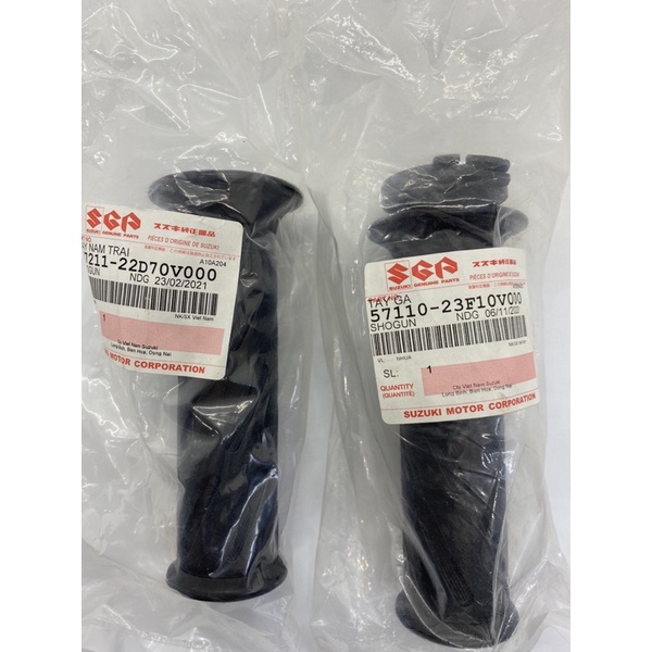 Bao tay ống ga axelo xbike 125 suzuki loại có lỗ gắn gù