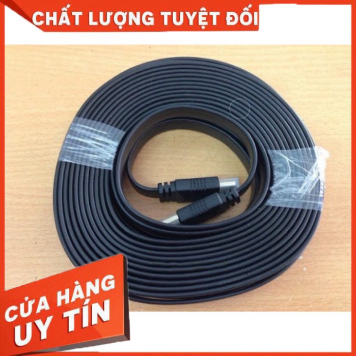 ✅ Dây Cáp HDMI 15m dẹt đen-Dây cáp kết nối cổng HDMI 2 đầu tốt chống nhiễu xịn chất lượng cao giá rẻ ✅