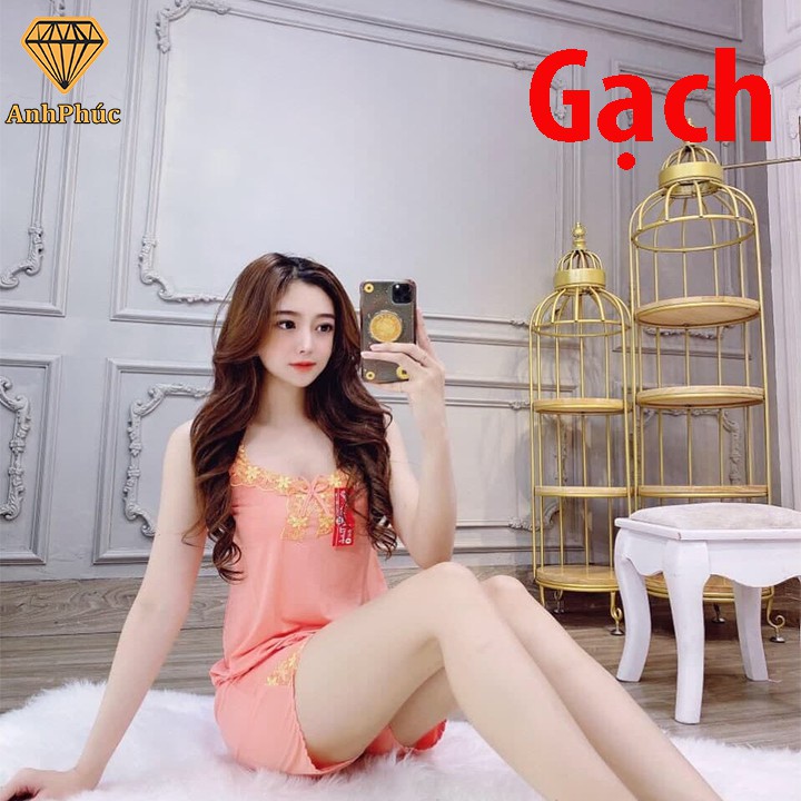 Đồ bộ ngủ phối ren chất thun lạnh mặc mát Anh Phúc + Bộ Bản Ren