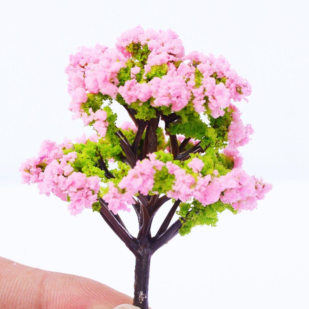 Bộ 10 / 20 / 30 Mô Hình Cây Nhựa 4 / 6 / 8 / 10 / 12cm Trang Trí Tiểu Cảnh