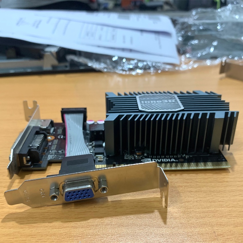 Card màn hình VGA GeForce GT 730 2GB hàng tháo máy chuyên lắp cho máy đồng bộ Dell, HP size SFF