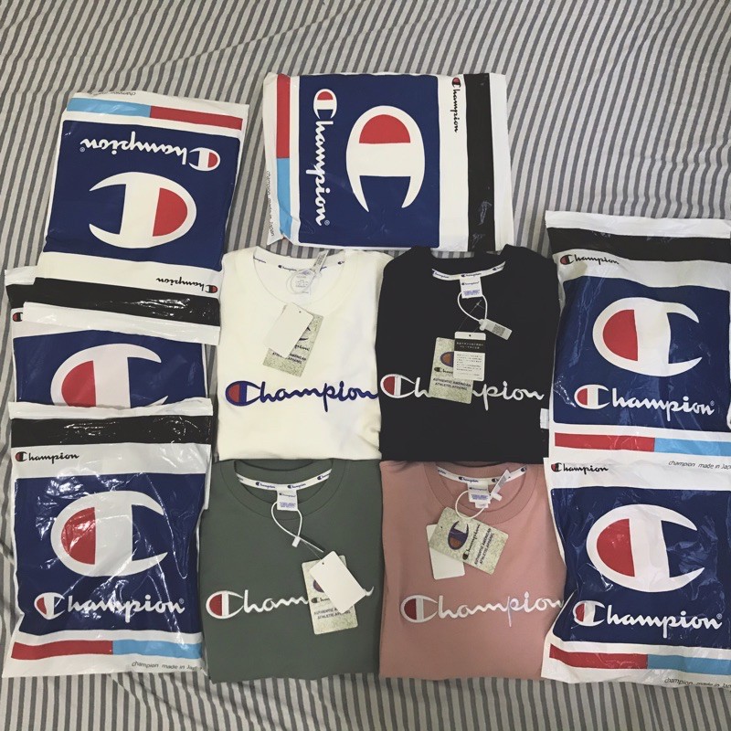 Sweater Champion thêu, áo nỉ Champion