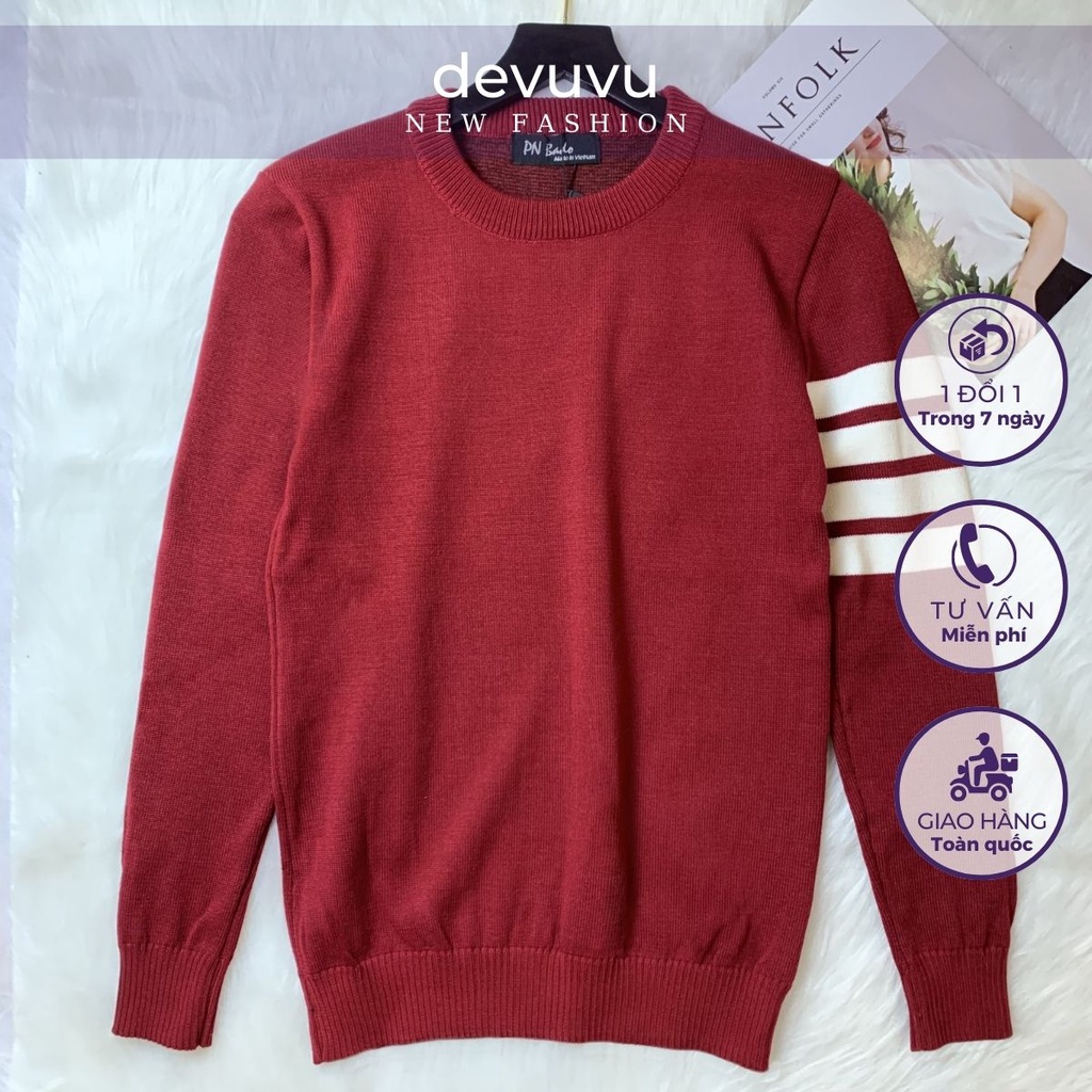 Áo len nam cổ tròn Hàn Quốc LENVIE len cotton thô form đẹp AL21