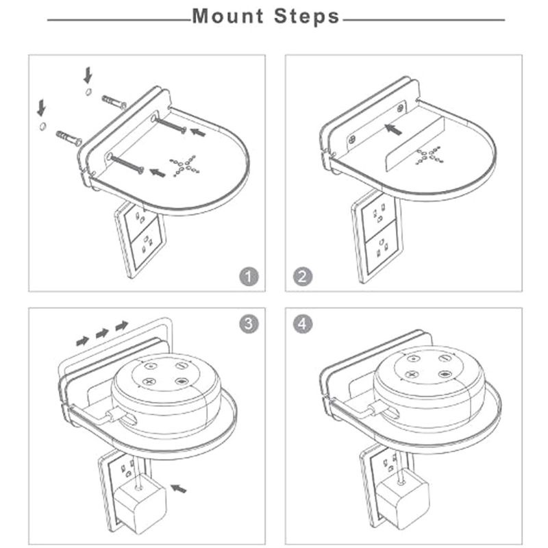 Giá Đỡ Loa Gắn Góc Tường Chuyên Dụng Cho Echo Dot 3 2