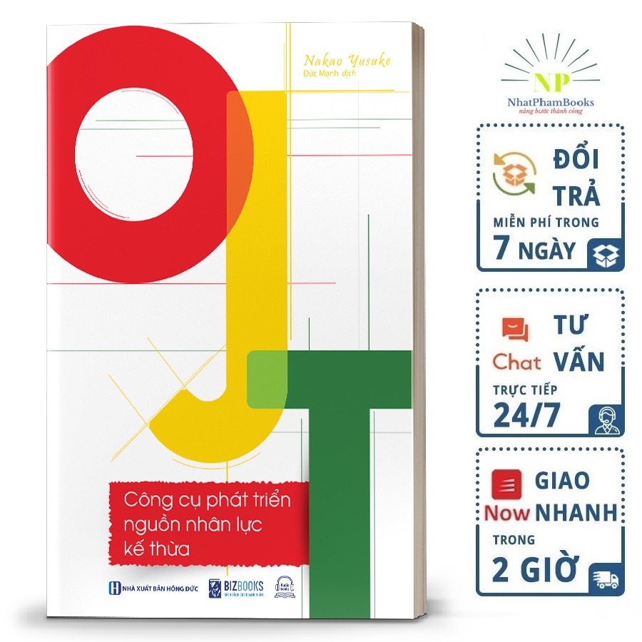 Sách OJT: Công Cụ Phát Triển Nguồn Nhân Lực Kế Thừa Tặng Kèm Bookmark