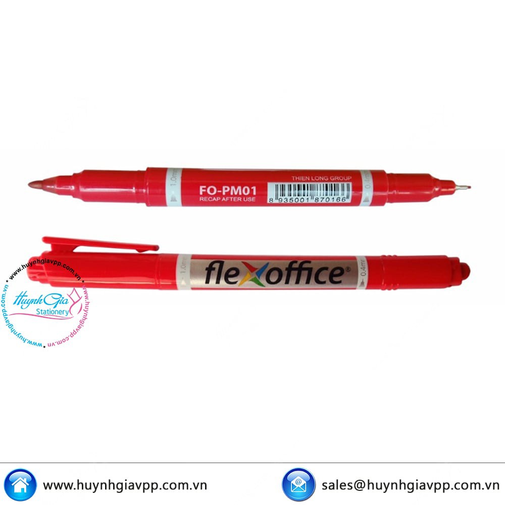 10 cây bút lông dầu Thiên Long FO PM01 (chính hãng)