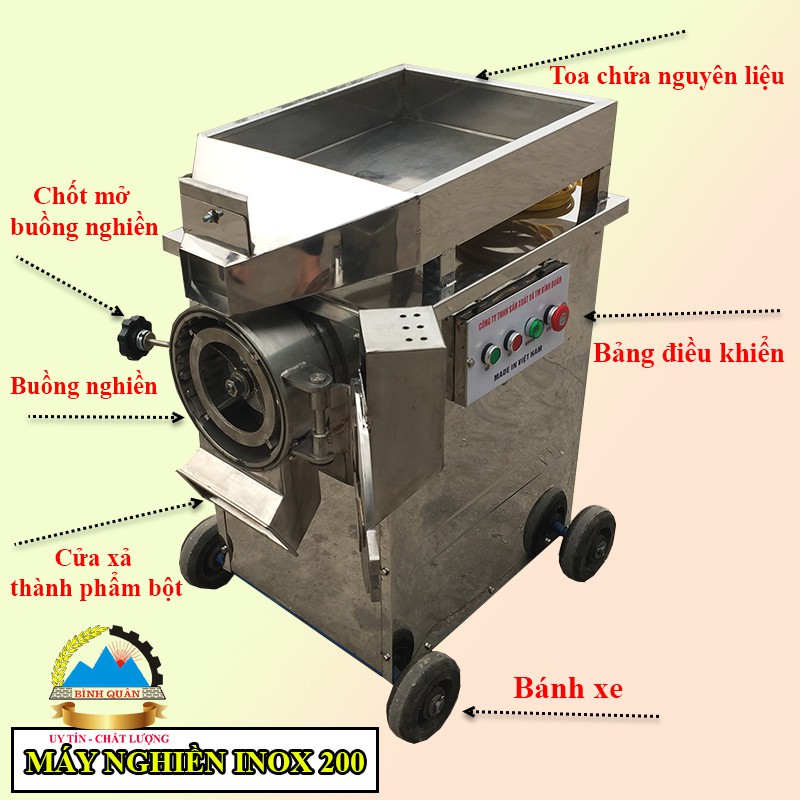 Máy Nghiền Bột Mịn NMi200-12