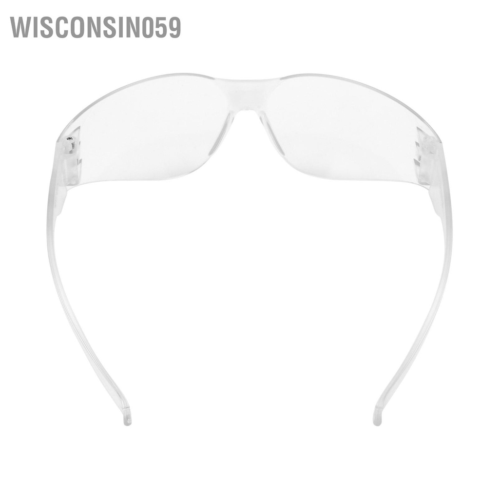 Wisconsin059 8pcs Safety Goggles Anti‑Impact Dustproof Eyes Protector for Riding Woodworking Construction Work