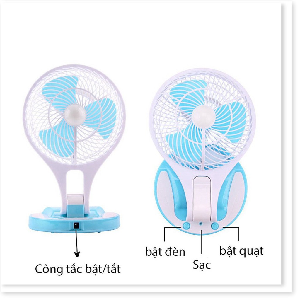 Quạt Mini Fan tích điện 2 trong 1 Model HT- 5580