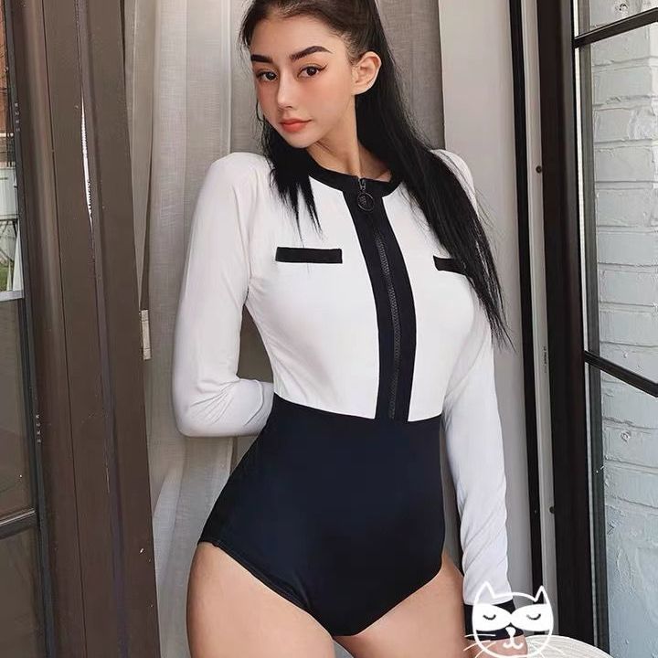 Bộ Đồ Bơi Dài Tay Thời Trang Nữ Tính | BigBuy360 - bigbuy360.vn