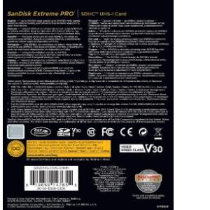 Thẻ Nhớ Sandisk Extreme Pro Sdhc 32gb 64gb 128gb 95mb / S U3 | BigBuy360 - bigbuy360.vn