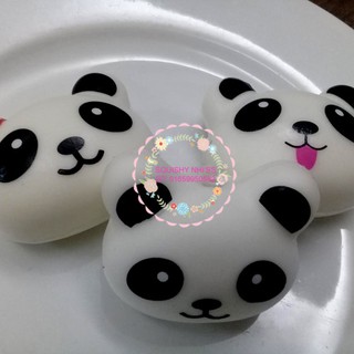Squishy gấu panda có tai