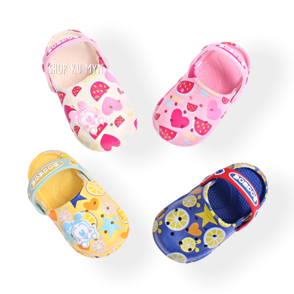 Dép cho bé Bobdog, sục cross cho bé trai bé gái siêu nhẹ chống trơn trượt chính hãng BD02