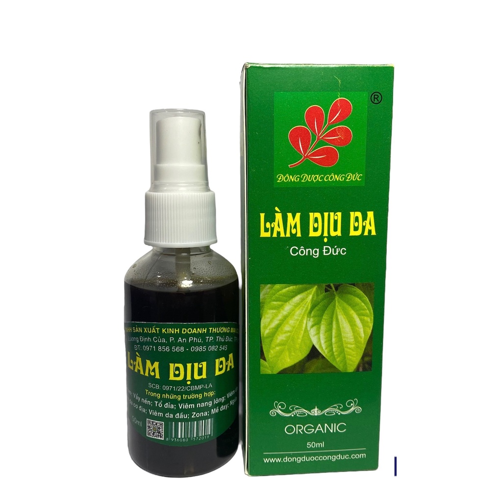 LÀM DỊU DA, VIÊM DA CÔNG ĐỨC
