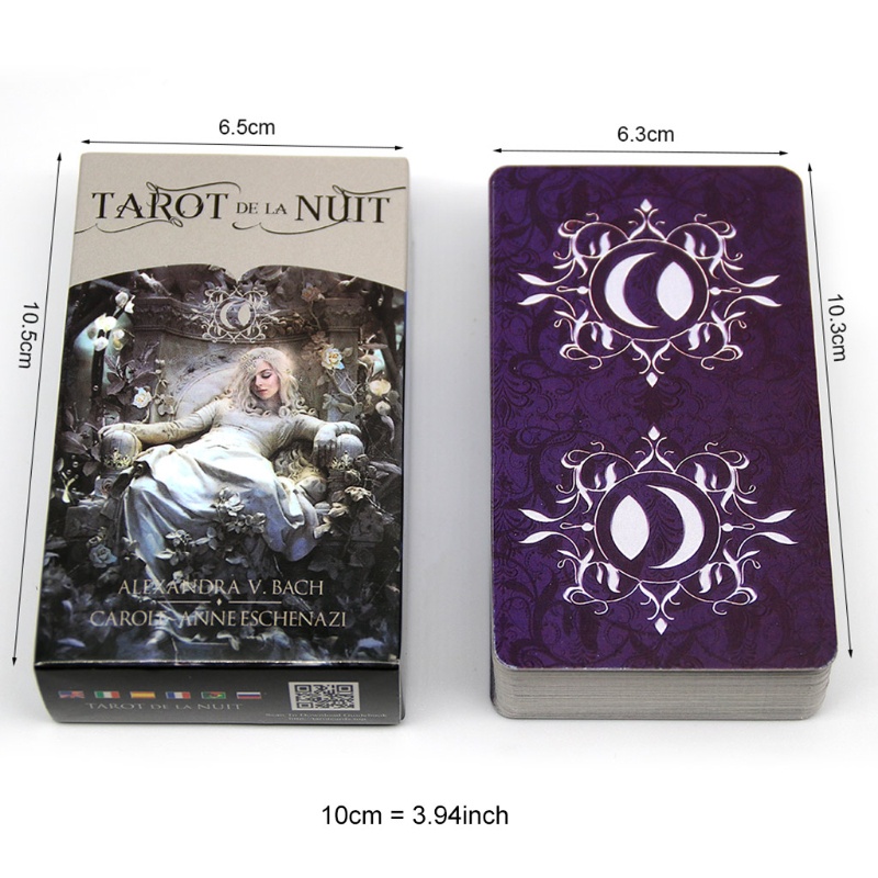 Bộ Bài Tarot 78 Lá Tiếng Anh De La Nuit Family