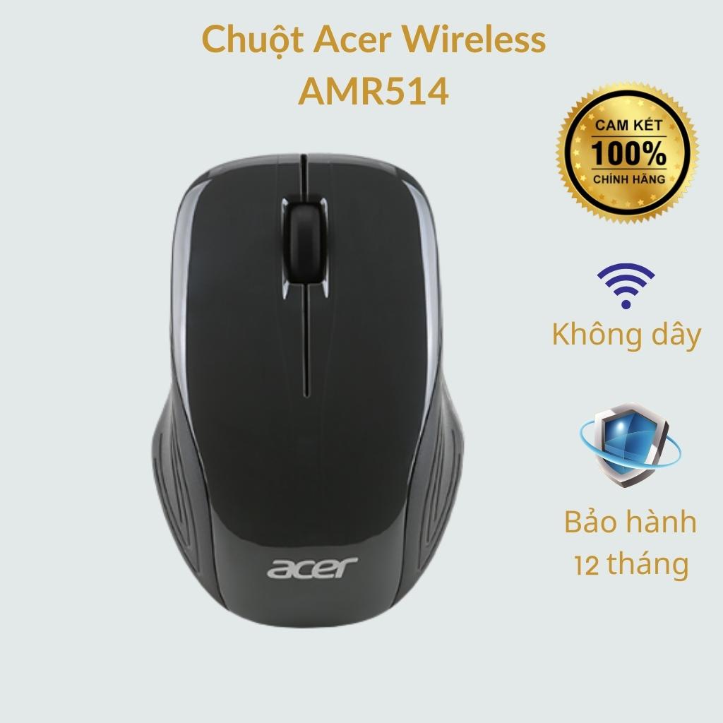 Chuột không dây Acer Wireless Optical Mouse AMR514 - Hàng chính hãng